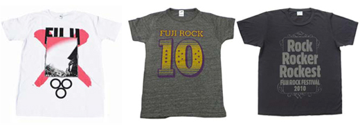 FUJI ROCK FESTIVAL 2010  Fujirockers.Org Tシャツデザイン募集していたんですね。