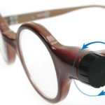 眼鏡の見え具合（度数・倍率）を使いながら調整・調節できる、ギヤ付きメガネ『アダプティブ・アイウェア（adaptive-eyewear）』。