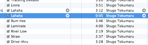 iPhone着信音　トクマルシューゴの曲を iTunesを使って１０秒で「着うた」にする方法