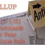 以前紹介した古材・建具などを販売している『GALLUP（ギャラップ） Christmas ＆ New Year Antique SALE 20%～70%OFF』厚木店に行って来ました。