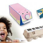 今まで捨てていたゴミを子供のおもちゃに変身させることができるステッカー『Box Play for Kids』