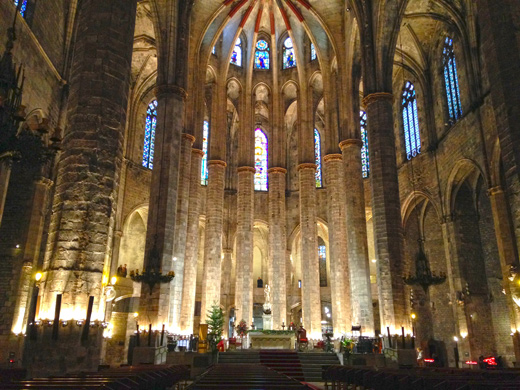 バルセロナにデザイン研修に行ってきた「」篇〜サンタ・マリア・デル・マル・カテドラル＝サンタ・エウラリア大聖堂・